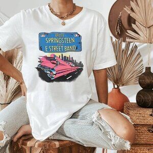 Bruce Springsteen Born In The USA 80s Vintage Rock Tour T-Shirt 81